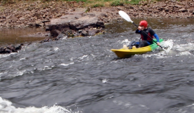  Kayak por las movidas aguas de la Wye 